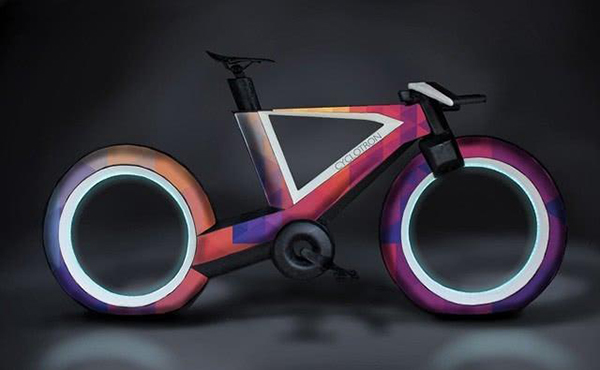 全球首辆“粒子电动自行车”没有轮毂，可以永远不充电